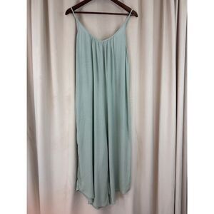 Shinestar Light Green Wide-Leg‎ Jumpsuit – Size Medium